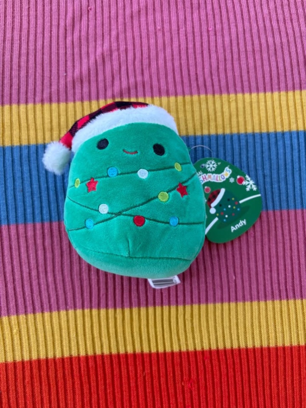 "Andy Christmas Tree" Holiday Squishmallow NWT